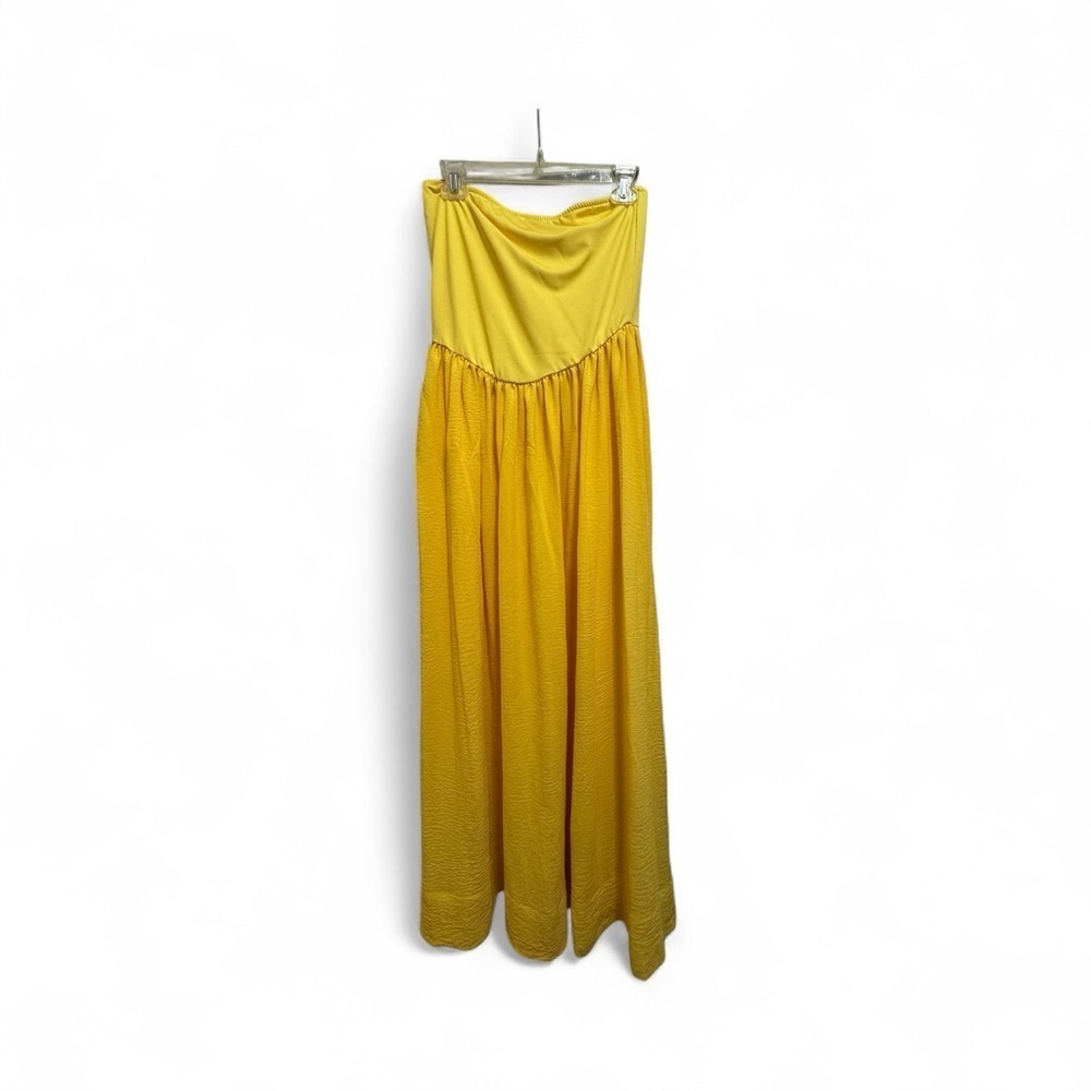 Vacation Ready! Sunny Strapless Dress
